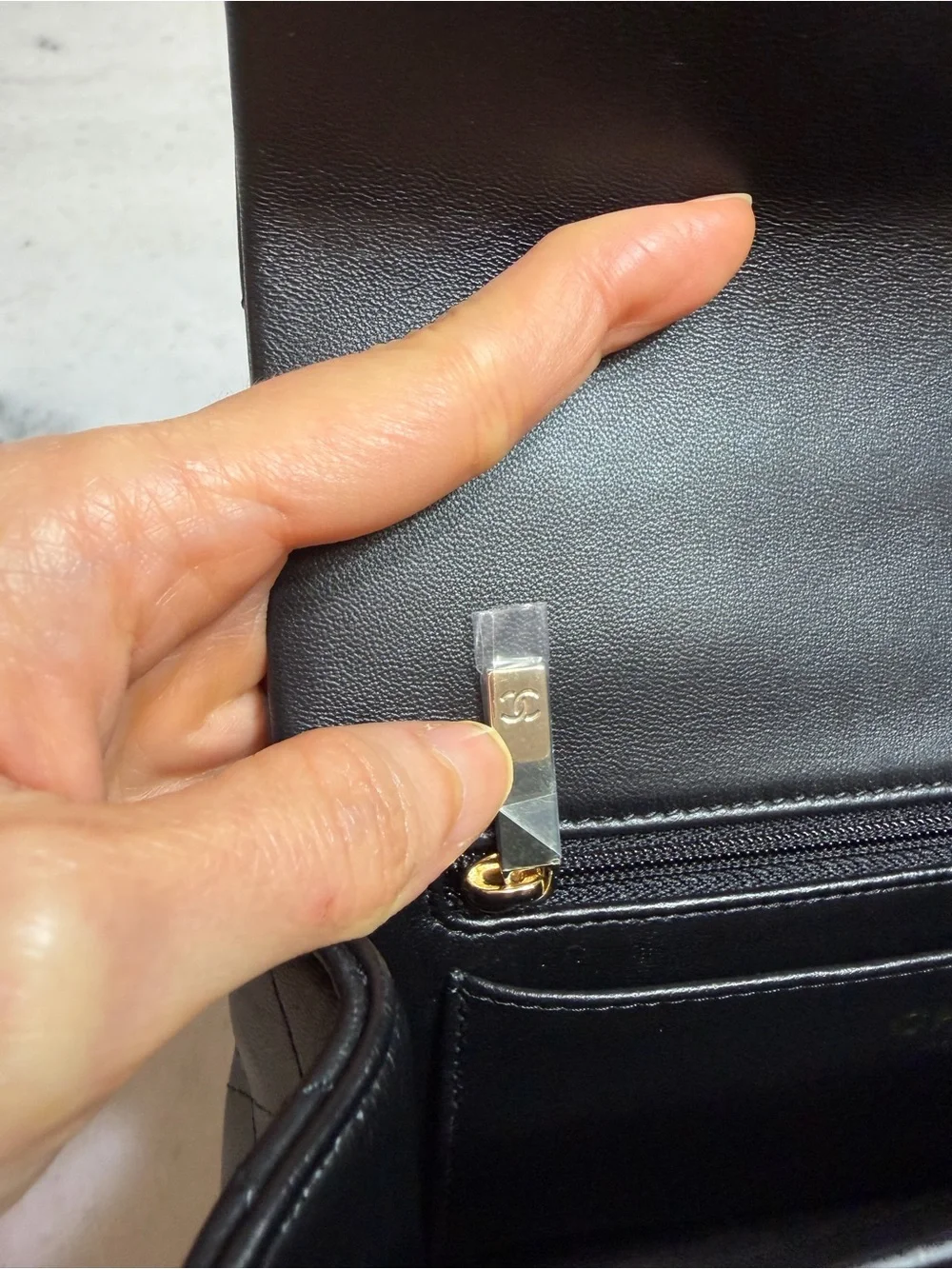 CHANEL mini lambskin